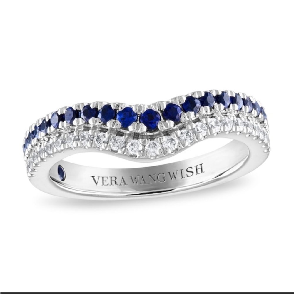 Vera Wang blue sapphire band size 5